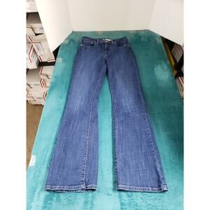 Levis 725 Jeans Size 28 Womens Blue Stretch Pants Ladies High Rise Bootcut